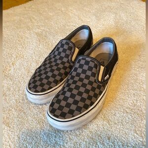 Vans-Classic slip on Checkerboard shoe